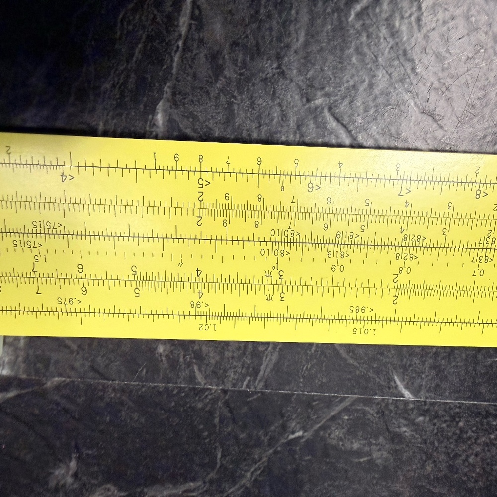 PICKETT Synchro-Scale Model N800-ES Slide Rule w/Case - Picture 4 of 16